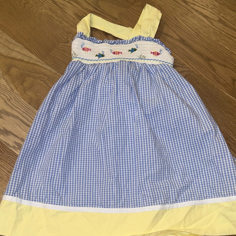 Lil Cactus Smocked Fish Dress